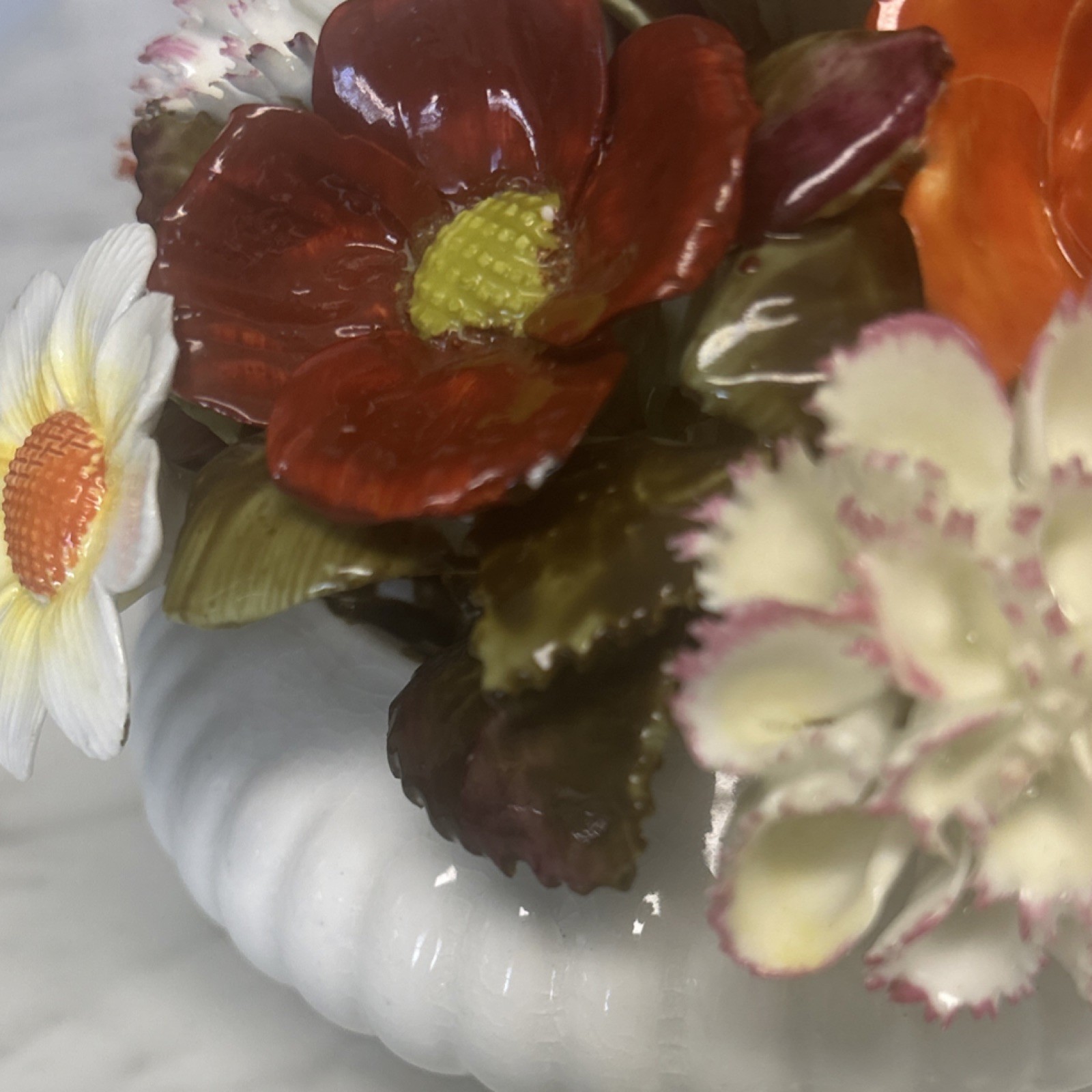 Royal Adderley Bone China Floral Centerpiece Rose Daisy Carnation Multicolor