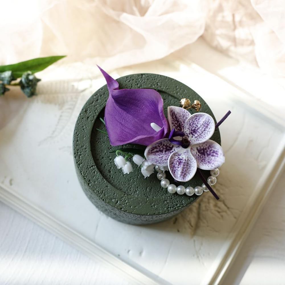 2 Pieces Corsage and Boutonniere Set, Artificial Calla Lily& Orchid Flowers A…