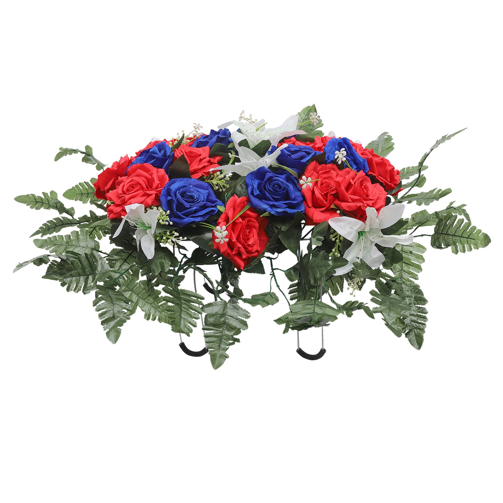 Artificial Flowers for Headstone Outdoor Grave Decorations Cemetery Flowers