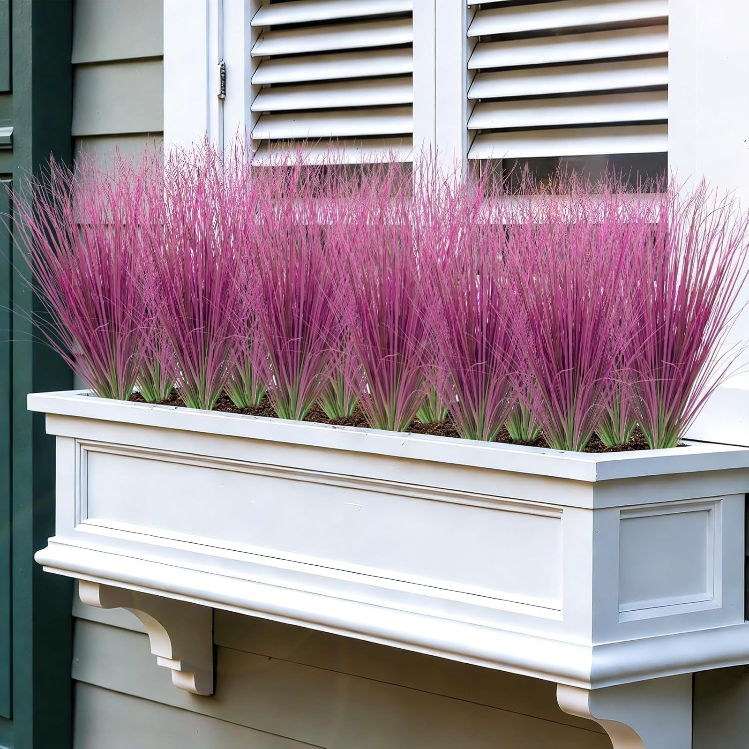 Realistic Indoor and Outdoor Faux Grass – 12 Bundles of UV-Resistant Greenery
