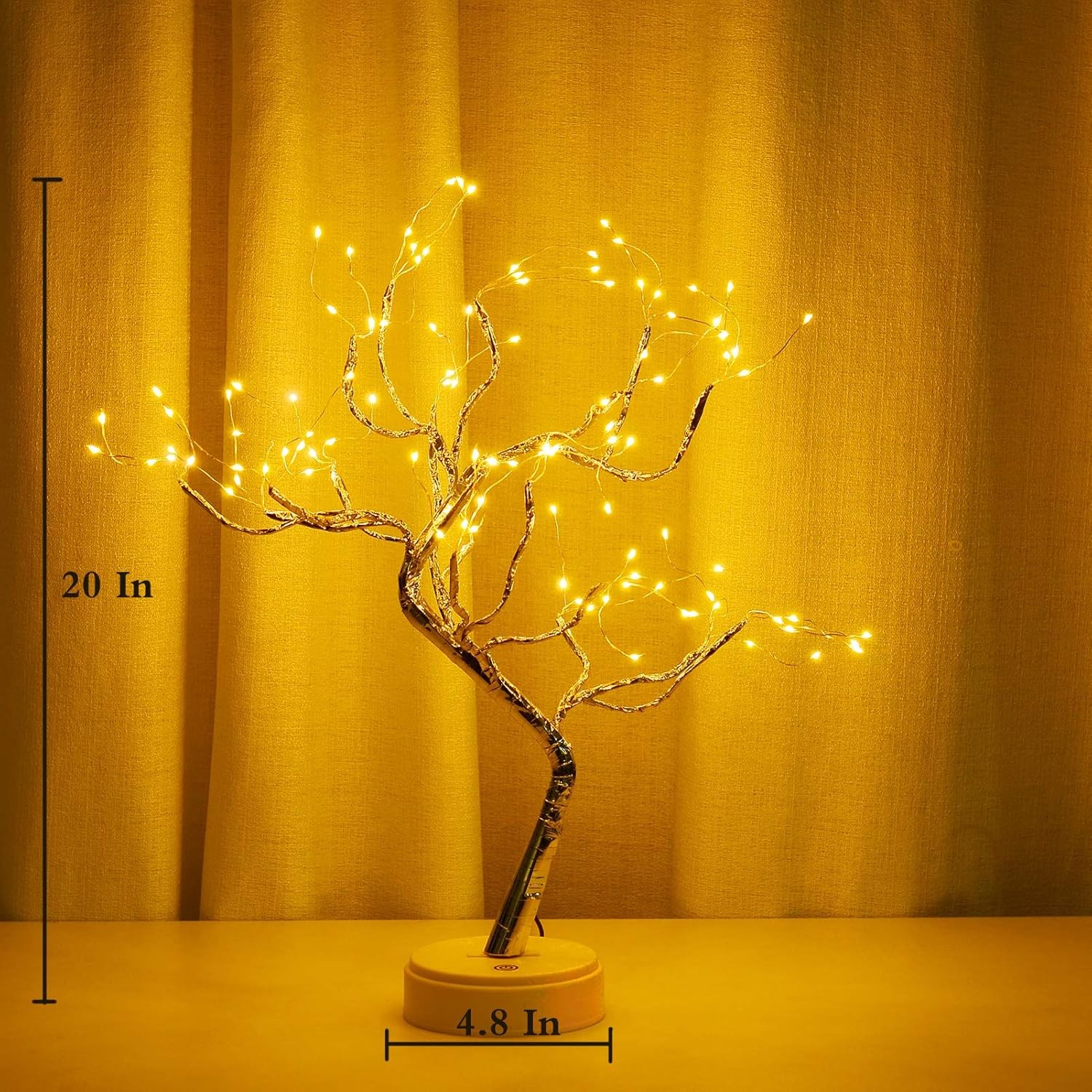 50,8 cm Bonsai Feengeist Baum Licht mit 108LED without Remote, Warmweiß