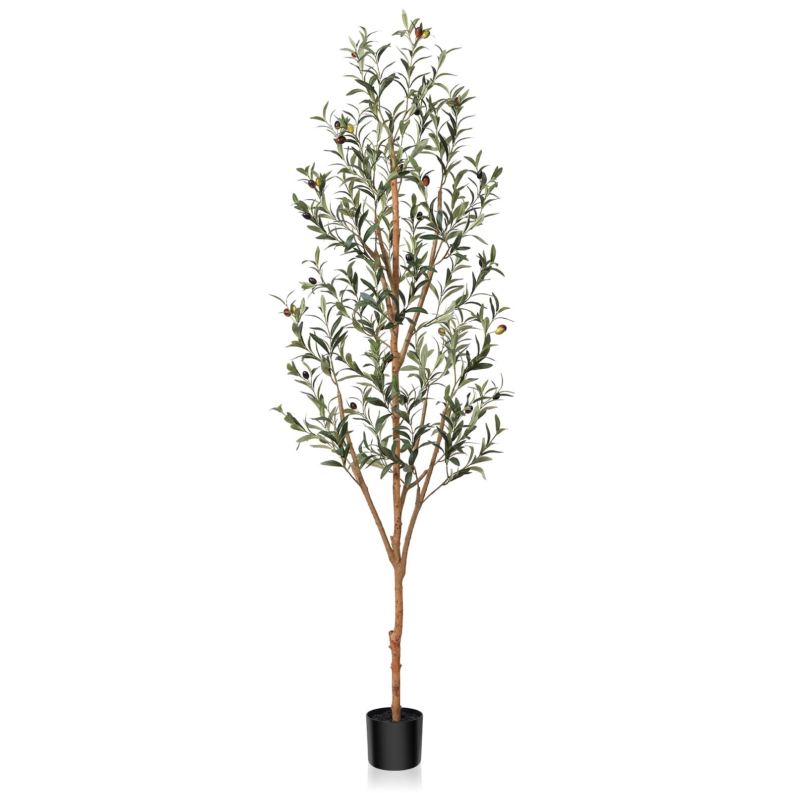 Kazeila Artificial Olive Tree 6FT Tall Faux Silk Plant for Home Office Decor Ind