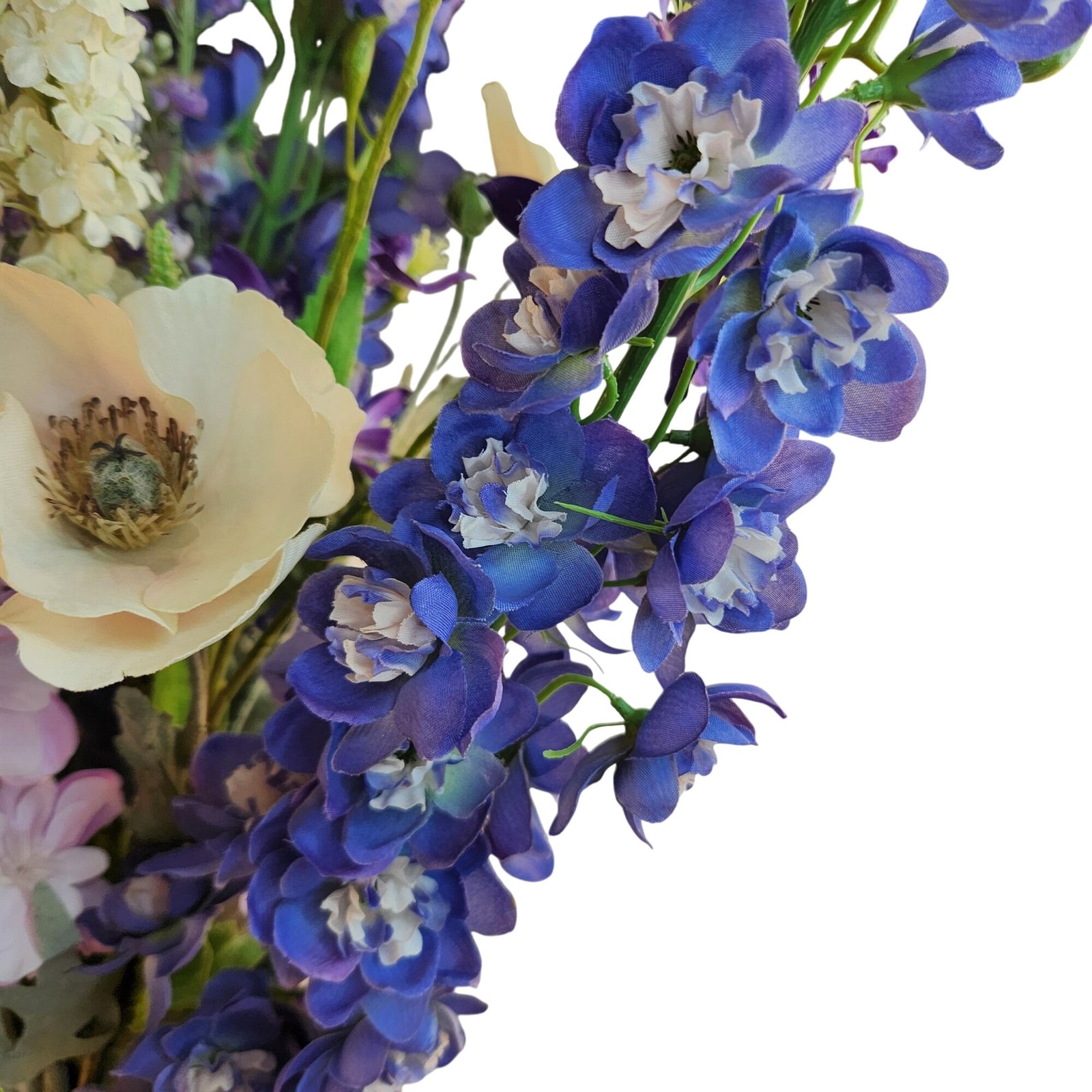 Artificial Purple & Lavender Flower Bouquet Hand-Tied Arrangement Stunning Displ