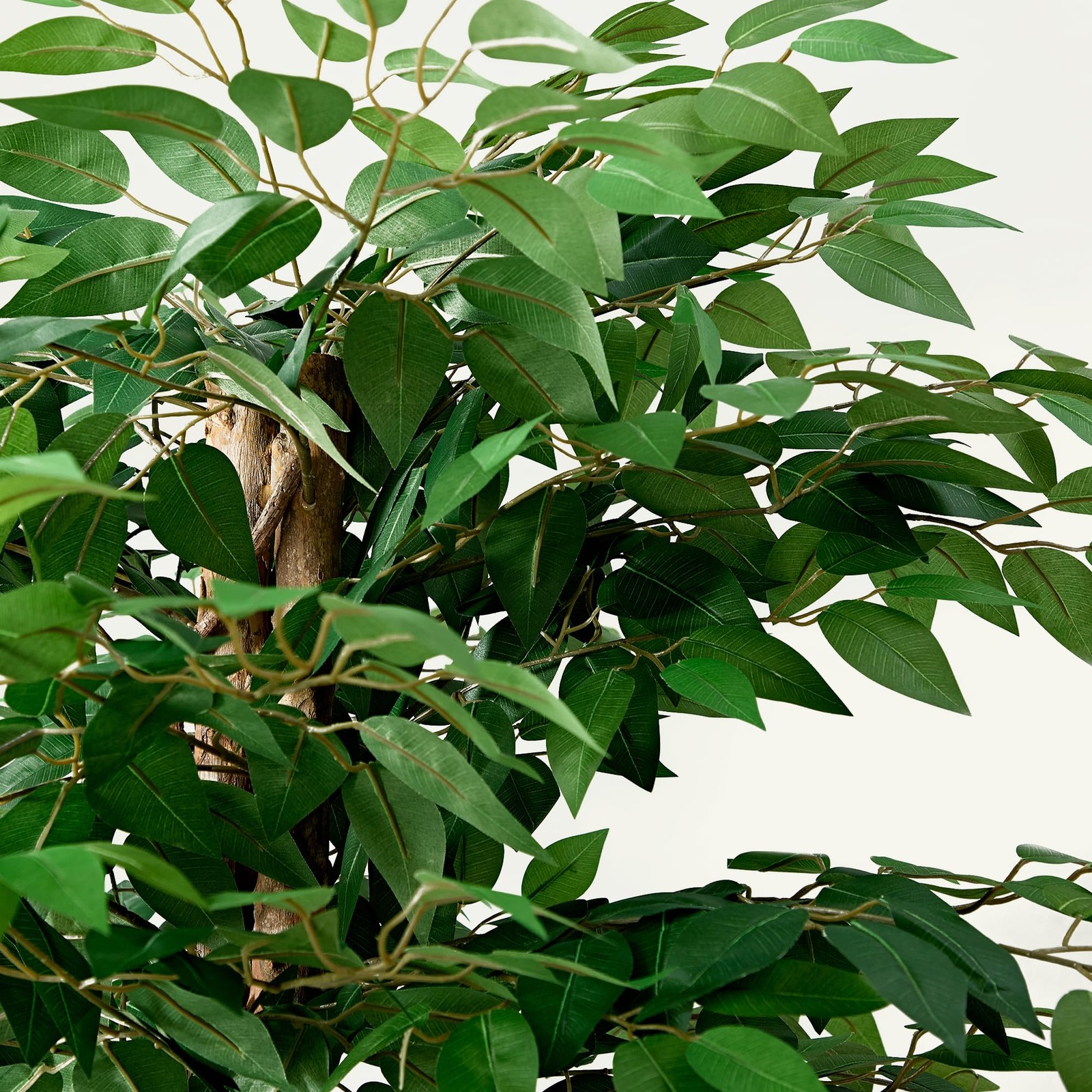 Artificial Ficus Tree with Sturdy Nursery Pot, 5FT Faux Silk Plant for Indoor…