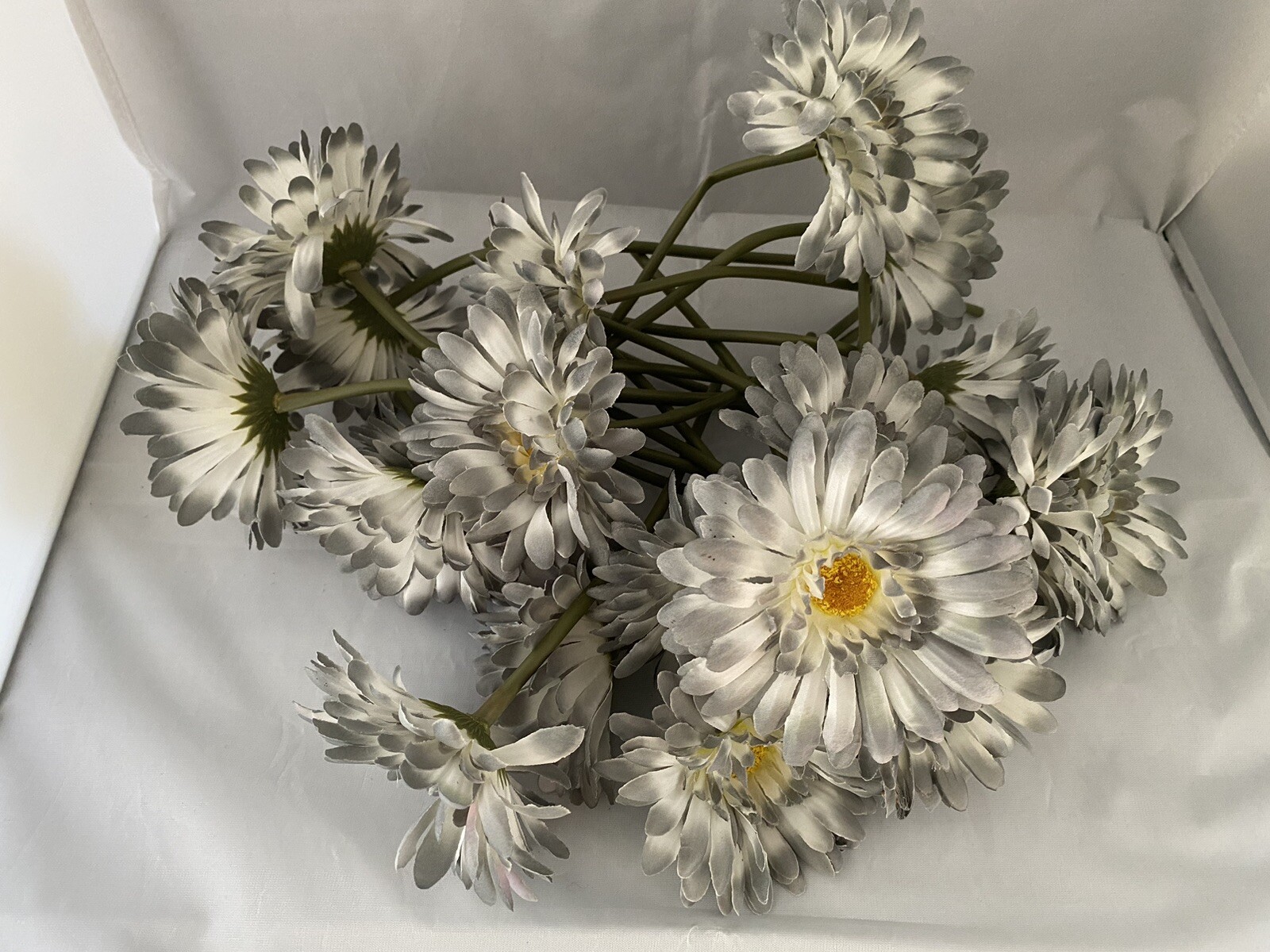 Artificial African Daisies Flowers African Daisy Silk Flowers 20 Blue