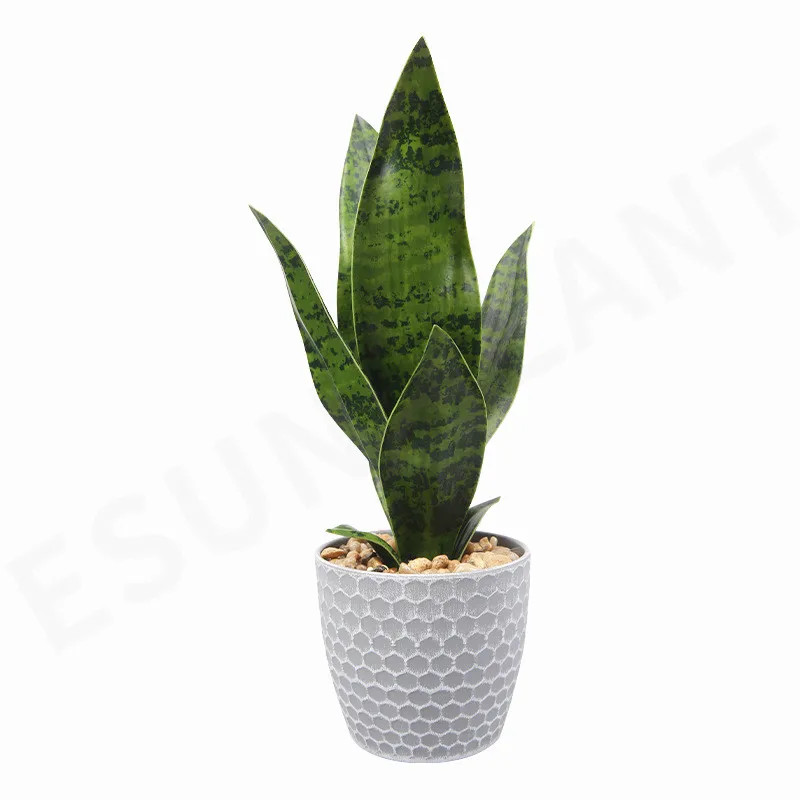 Artificial Succulent Plants Tropical Fake Leaf Bonsai for Home & Party Decor