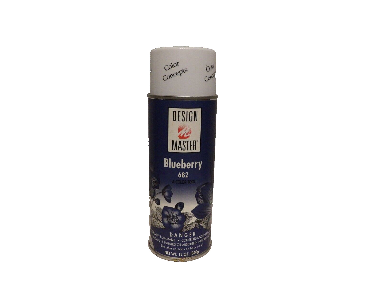 Design Master Floral Spray Paint 12 Ounce (Pack of 1), Blueberry 682 FREE SHIP