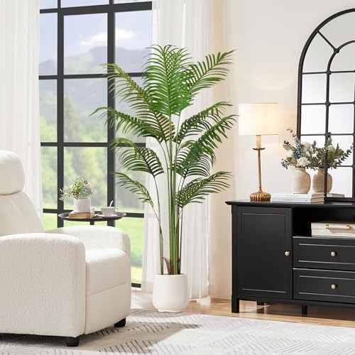 Artificial Palm Tree 5.5FT Tall Fake Tree Nearly Natural Large Tropical Faux …