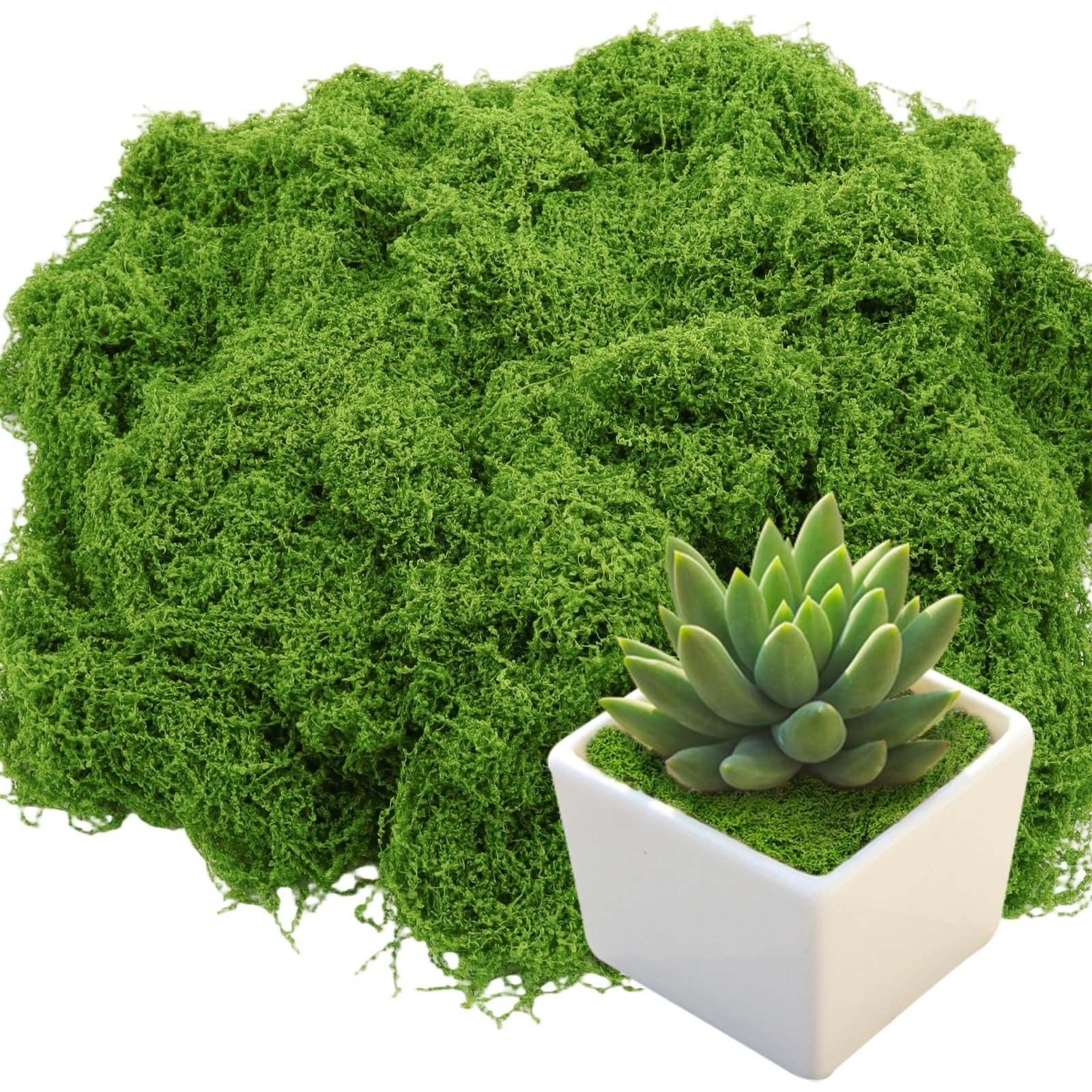 Fake Green Artificial Moss DIY Fairy Garden Decor Table Centerpieces 10.6oz