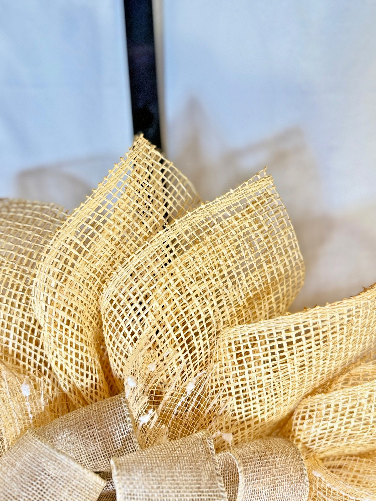 Burlap Sunflower Wreath – Summer Wreath – Handmade Door Hanger -Farmhouse Style