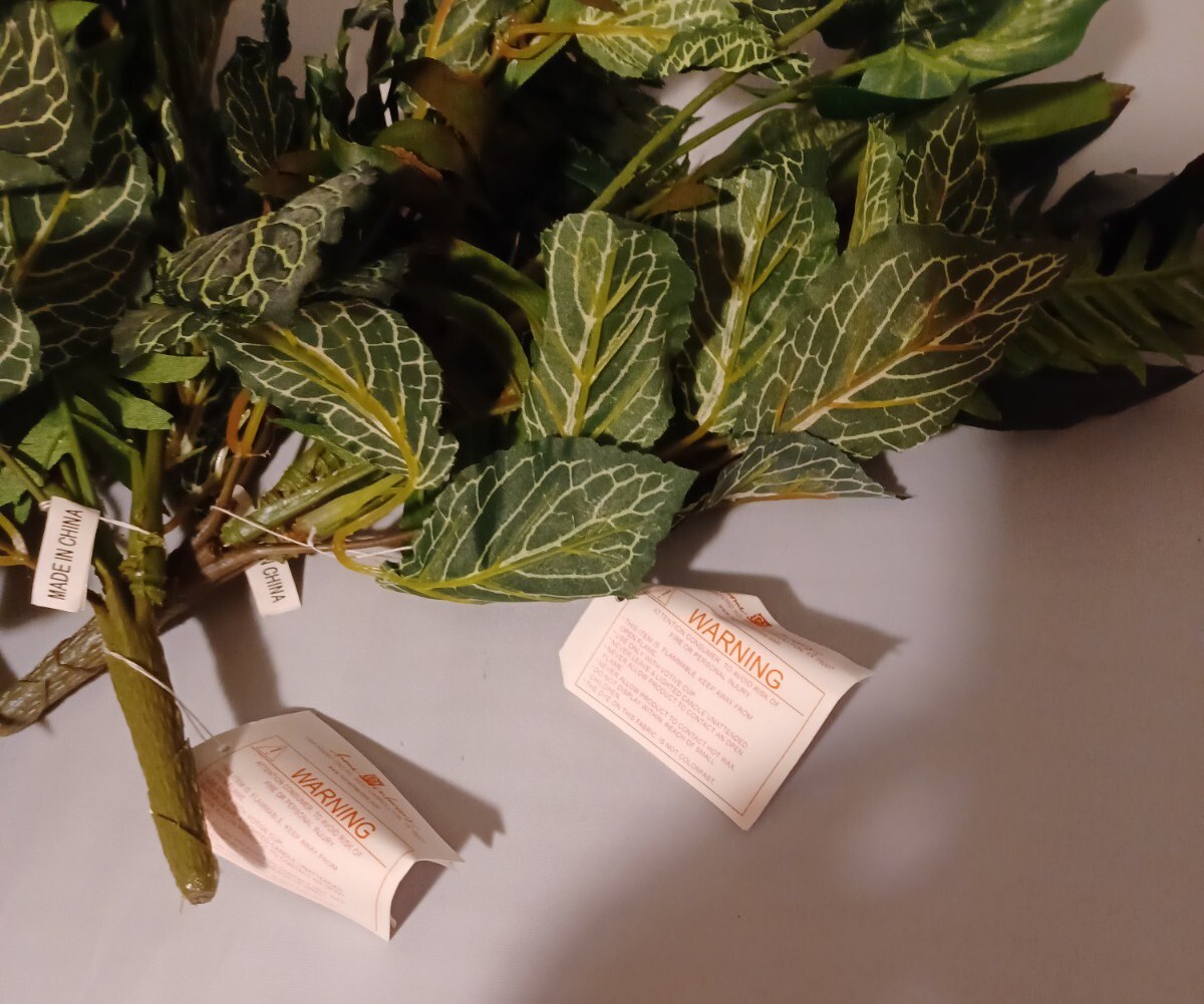 Lot Of 2 NIB Home Interiors And Gifts Housewarming Bushes Artificial Foliage