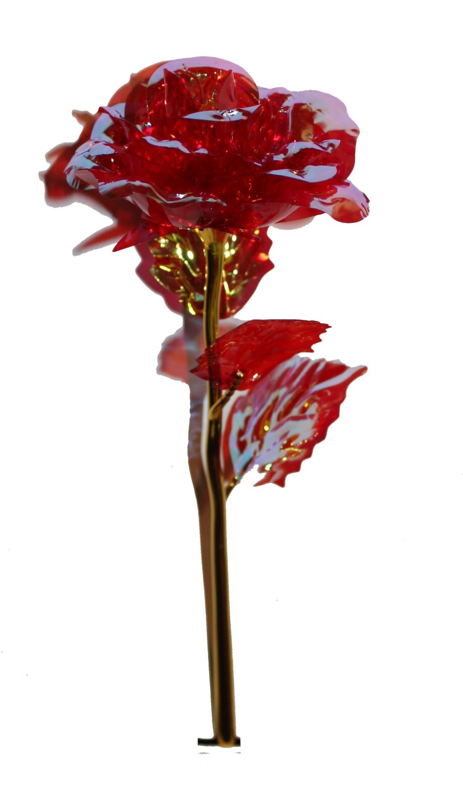 Set of 3 Light Up Roses, 9″ Mothers Day Friendship, Patriotic Love in Gift Box