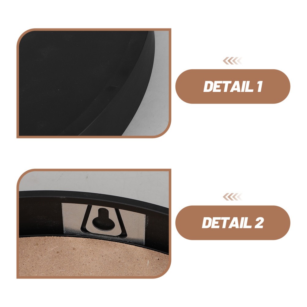 Round Picture Frame: Circular Wall Hanging Photo Frame for Art, Photos, Canvas,