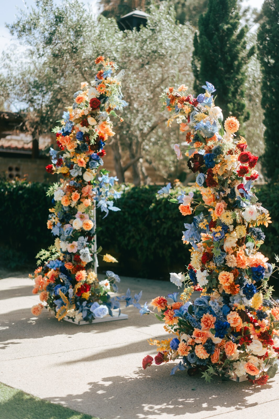 artificial flowers for wedding decorations, 1 set of arch, 10 set of chair decor