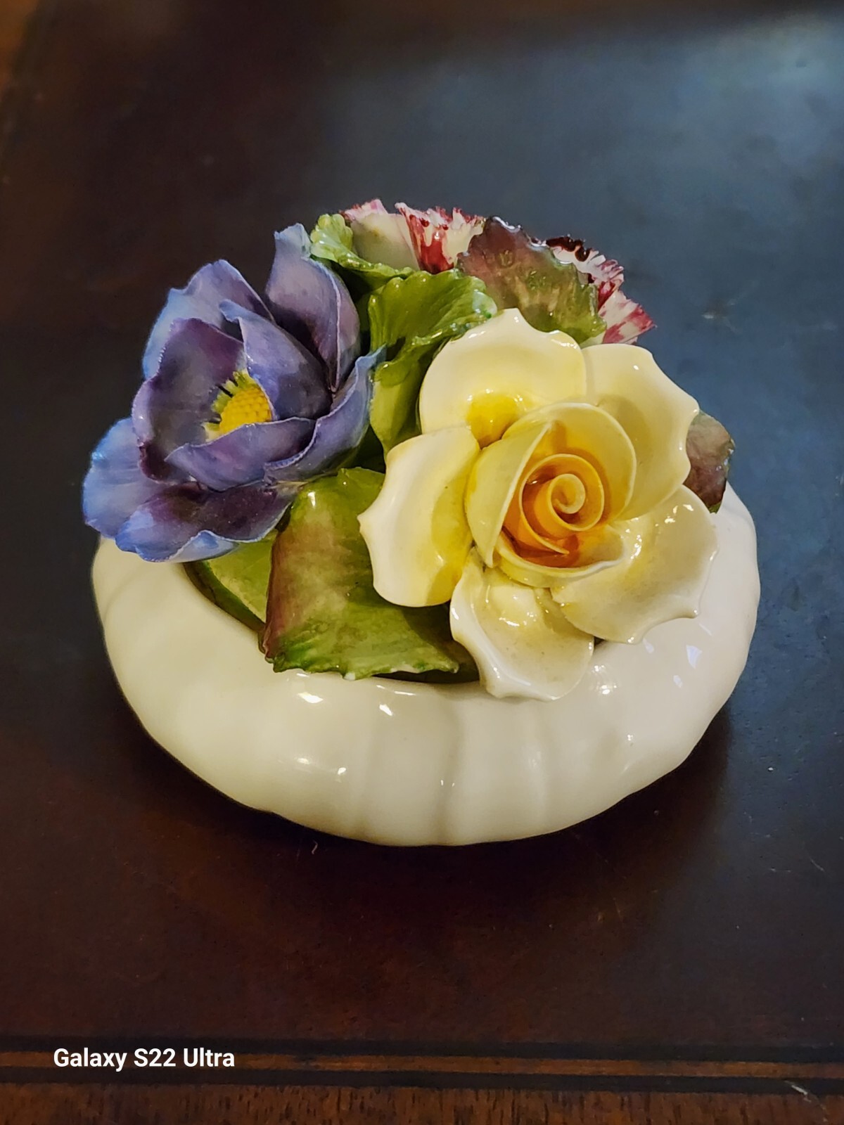 155. Bone China Flower Arrangement By Aynsley, England