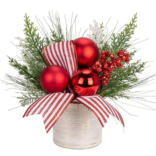 Small Christmas Tree 11” Artificial Mini Tabletop Christmas Tree Style 1