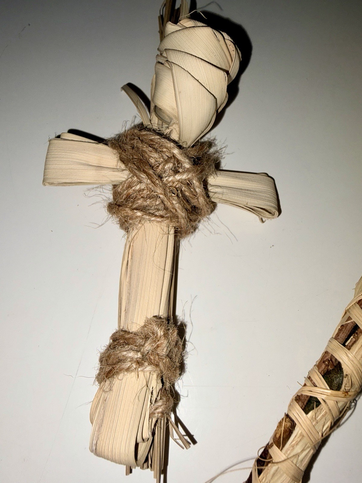VTG Handmade Dried Palm Flower Bundle Natural Boho Floral Rustic Coastal Decor