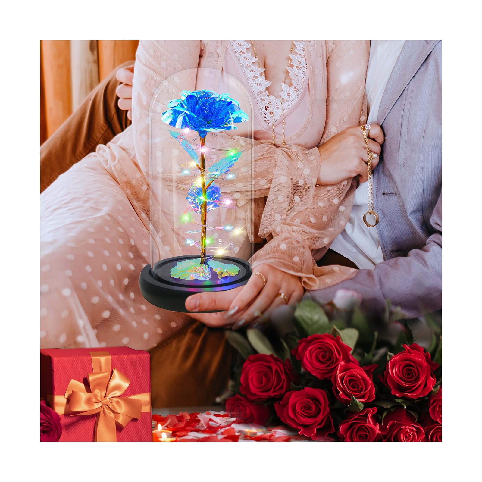Valentines Day Roses Gifts for Womens,Romantic Rose Gifts for Her, Women Birt…