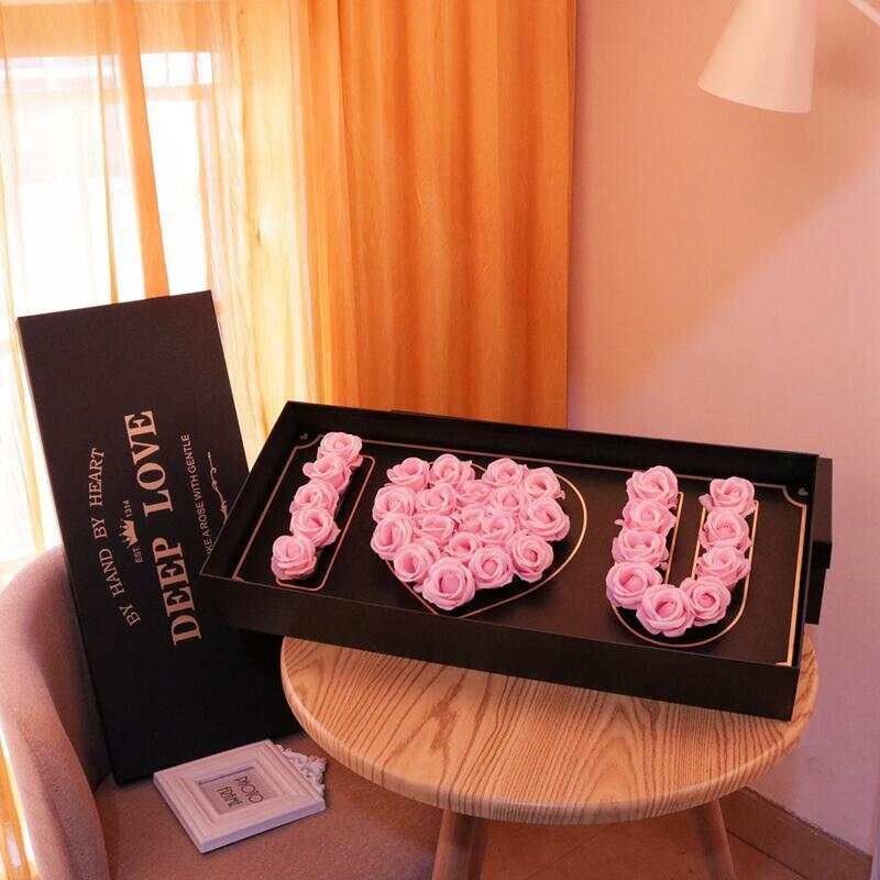Valentine’s Huge box of Pink rose flowers for Birthday, Anniversary, Proposal