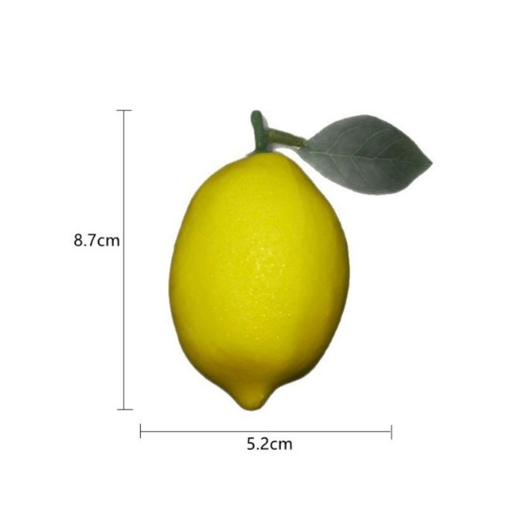 Yellow Green Artificial Lemon For Decoration For Home And Commercial Settings