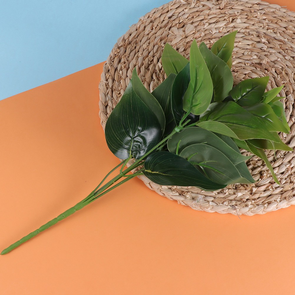 10 Pcs Artificial Plants Insert Decorations for Home Rooms Fake Wall