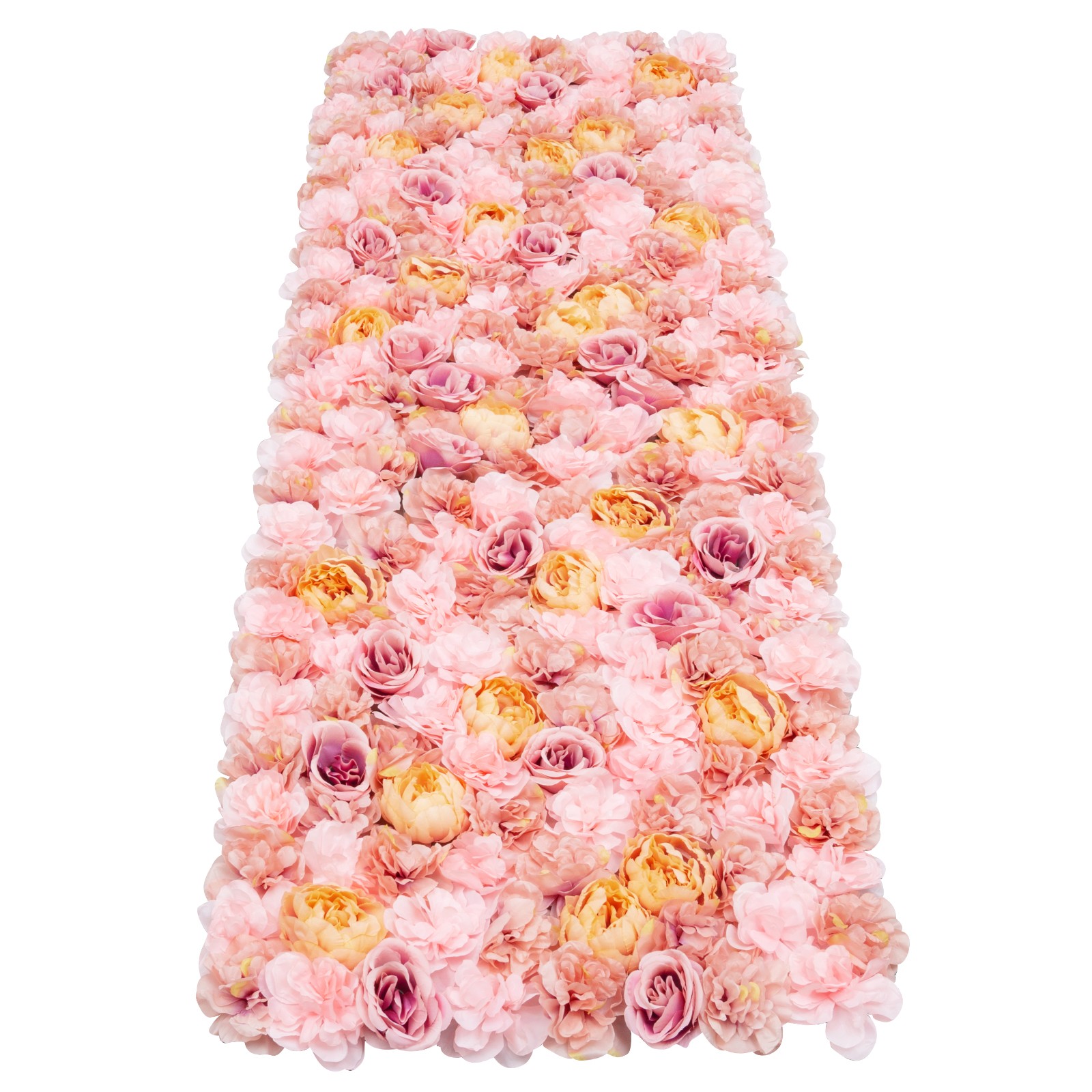 60x40cm Silk Rose Artificial Flower Wall Panel Wedding Party Backdrop Decoration