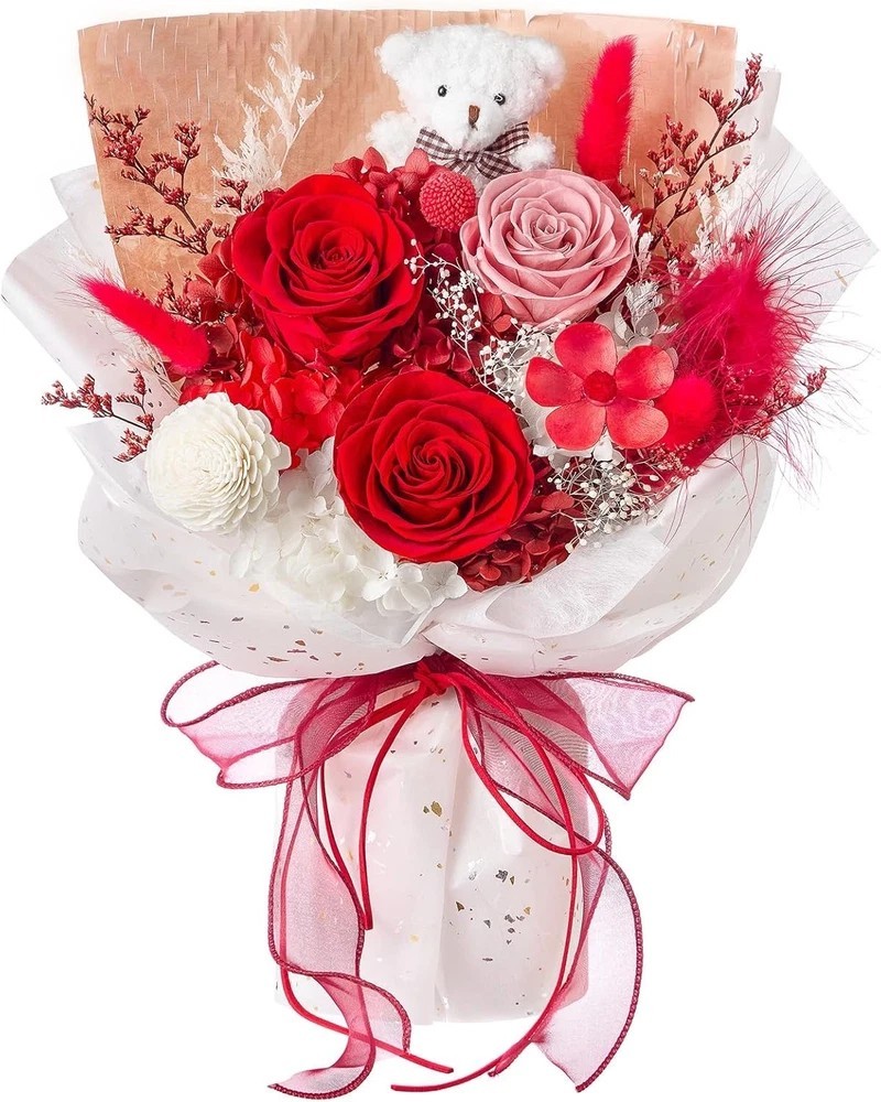 Polylove Forever Flower Bouquet Flowers for Delivery Prime Preserved Roses with