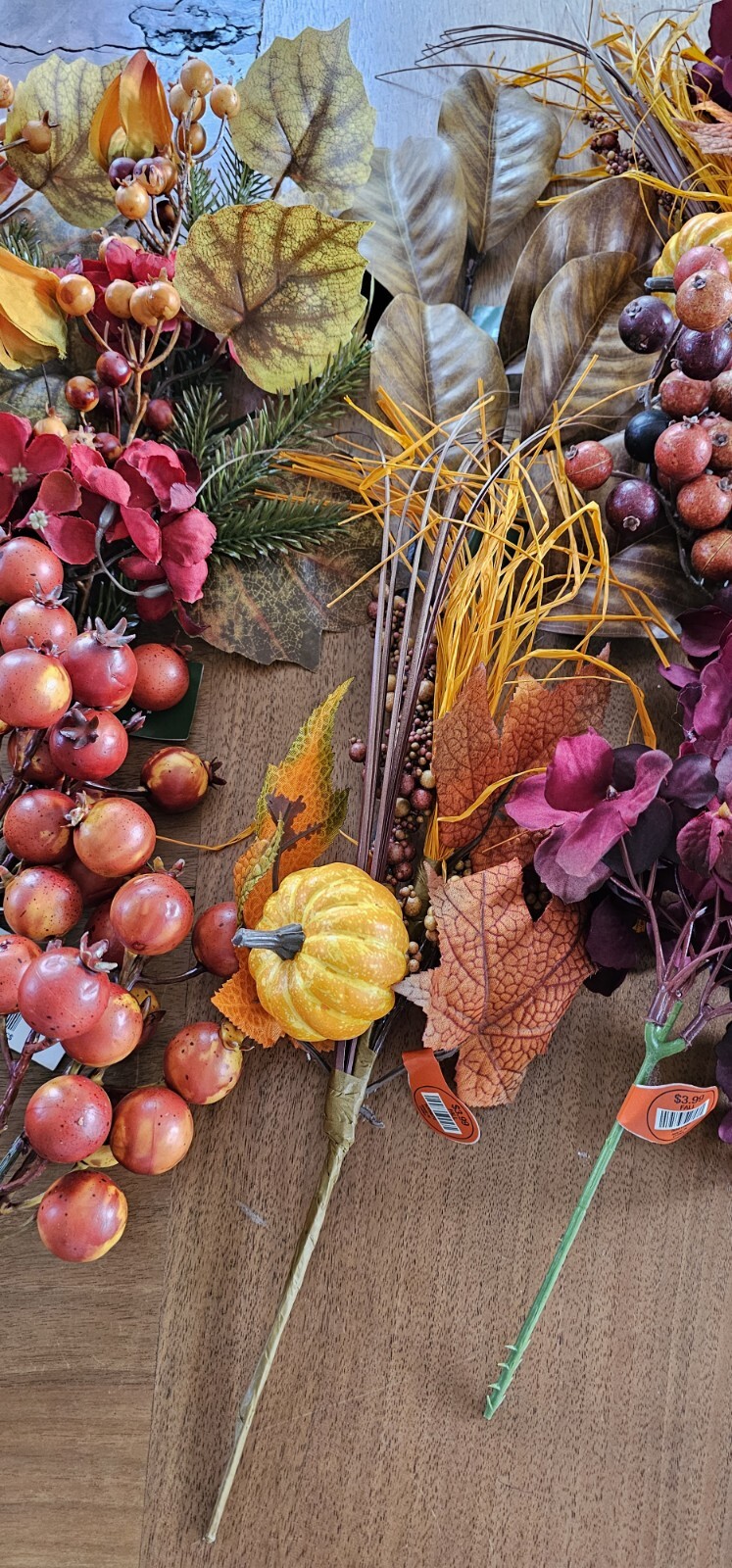Fall Autumn Branches Stems Bundle Lot 60 BN
