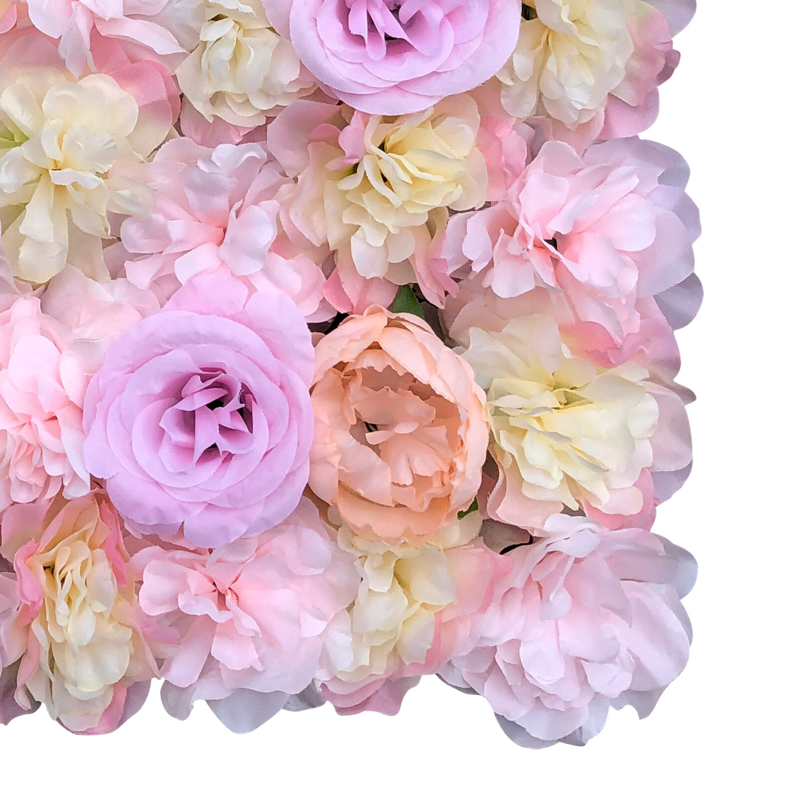 5X Artificial Flower Wall Panels Flower Floral Wall Mat Backdrop Wedding Decor