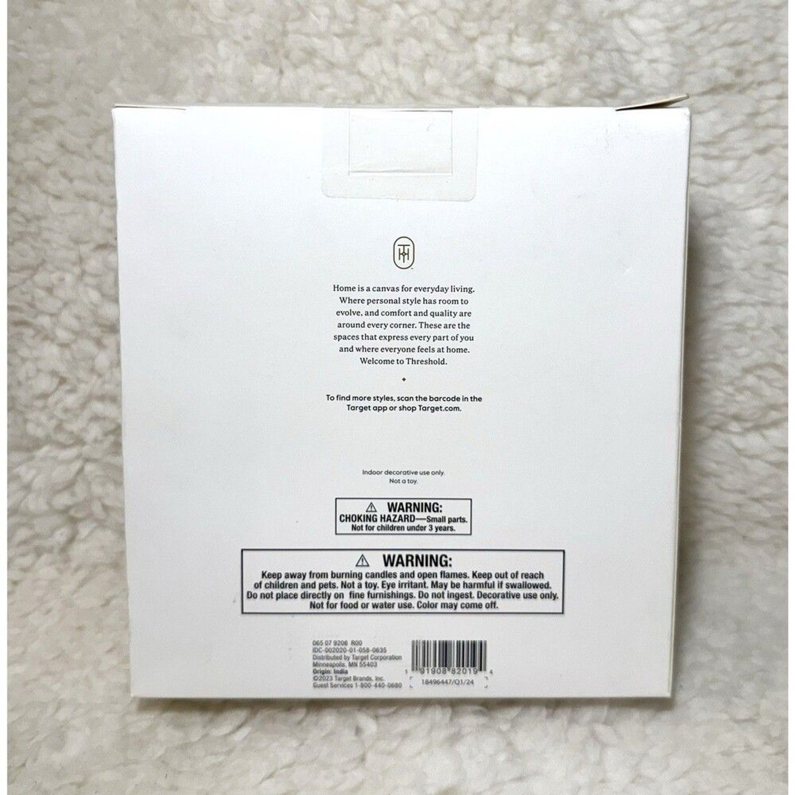 X2 Threshold Floral Bowl Vase Filler – 18pc Cream Ivory Farmhouse Flowers – New