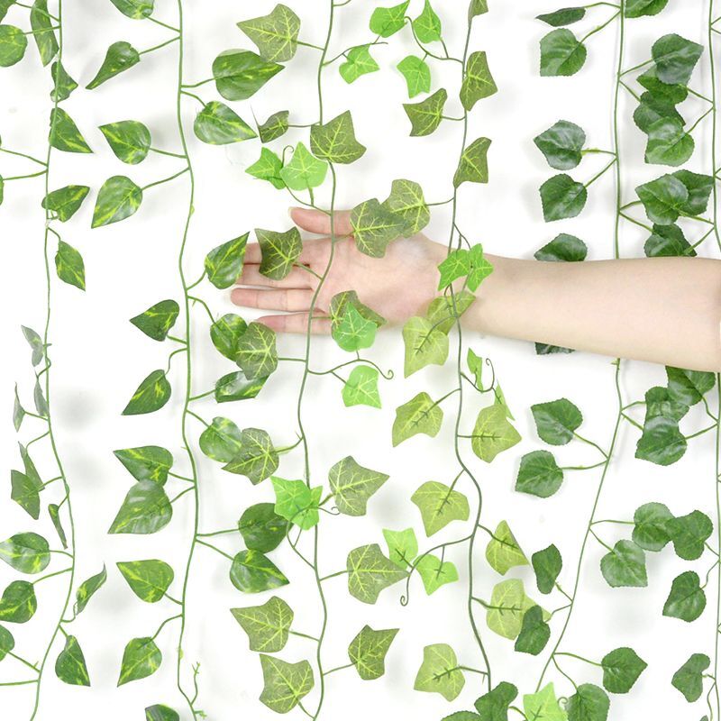 3pcs 210cm Artificial Vine Plant Fake Leaves Foe Home / Garden Decor NEW