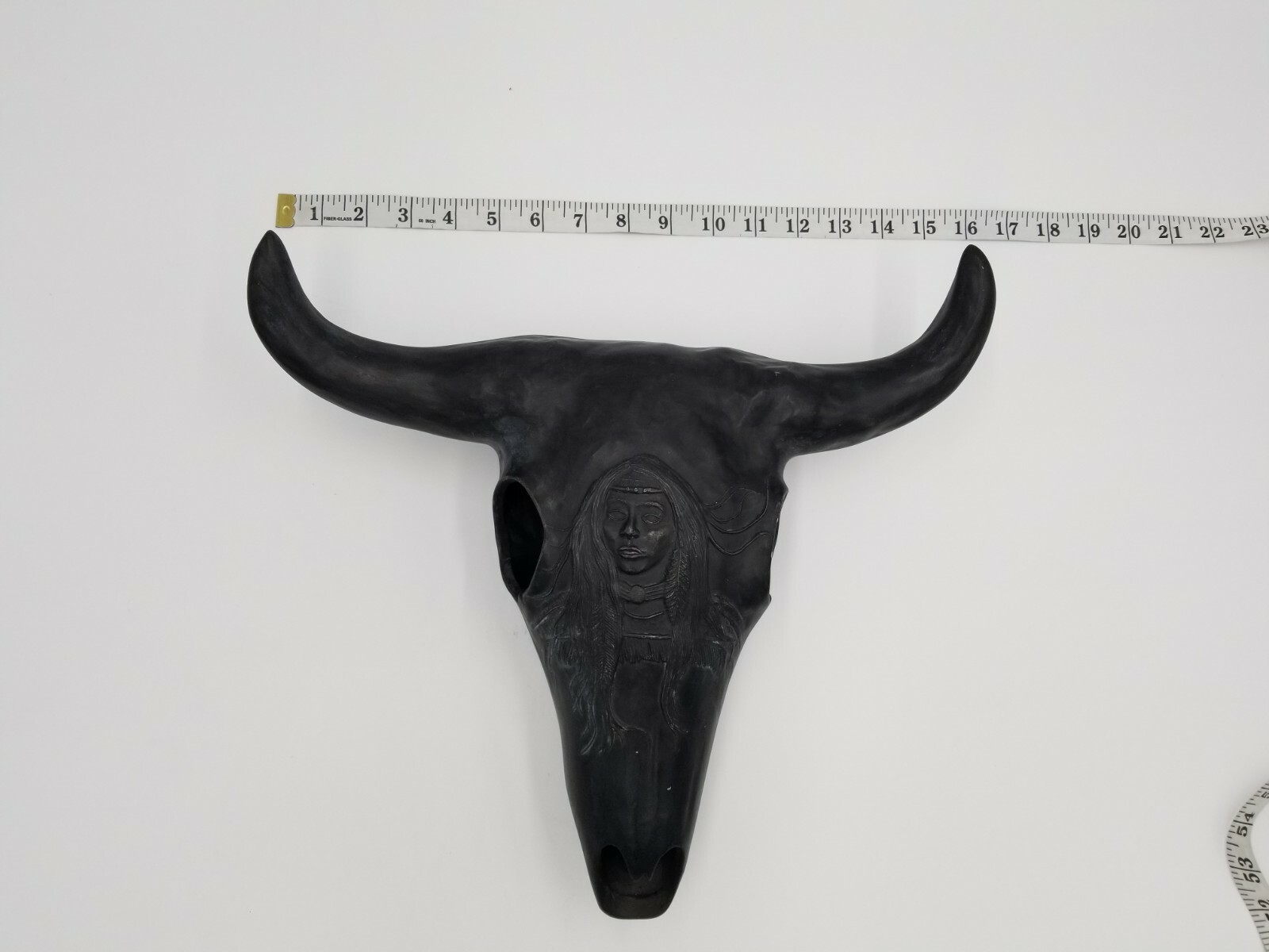 Faux Cow Skull Indian Engraving Artificial Farmhouse Decoration