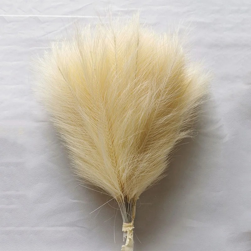10-100PCS Artificial Pampas Grass Bouquet – Fluffy Boho Reed Stems for Wedding,