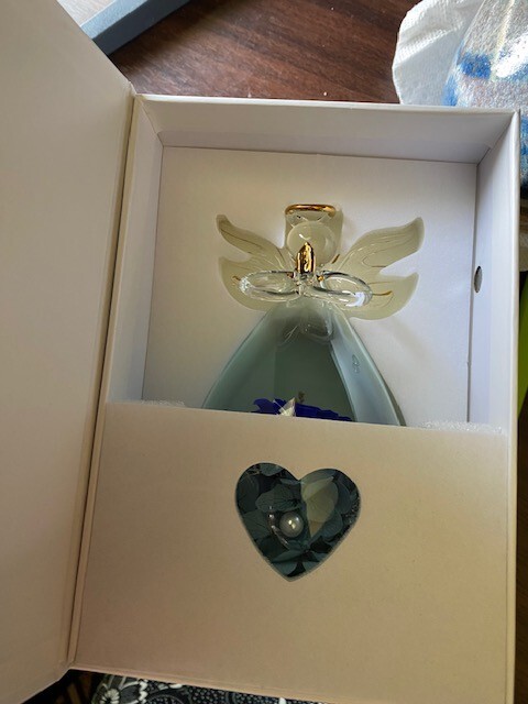 ANLUNOB The Only Eternal Rose- Blue – Great gift for Mom, Grandmother, Sister