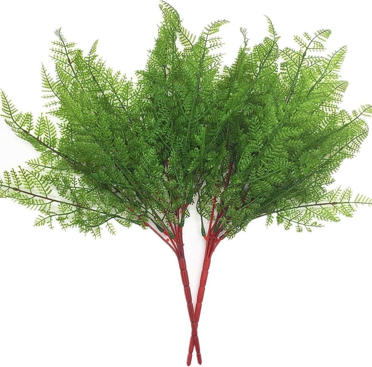 Stylish Faux Fern Shrubs in 18.5″ Height – Perfect for Indoor/Outdoor Decor
