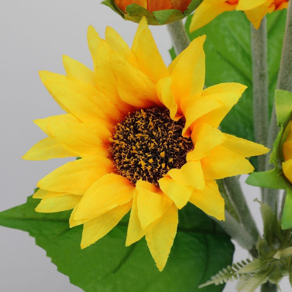 Silk Sunflower Bouquet 38cm 30cm 31cm for Wedding Home Decor Photography Props