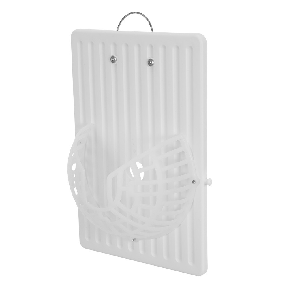 3 Set of 1 White Plastic Plant Mounting Board Fern Mount Vertical Wall Planters