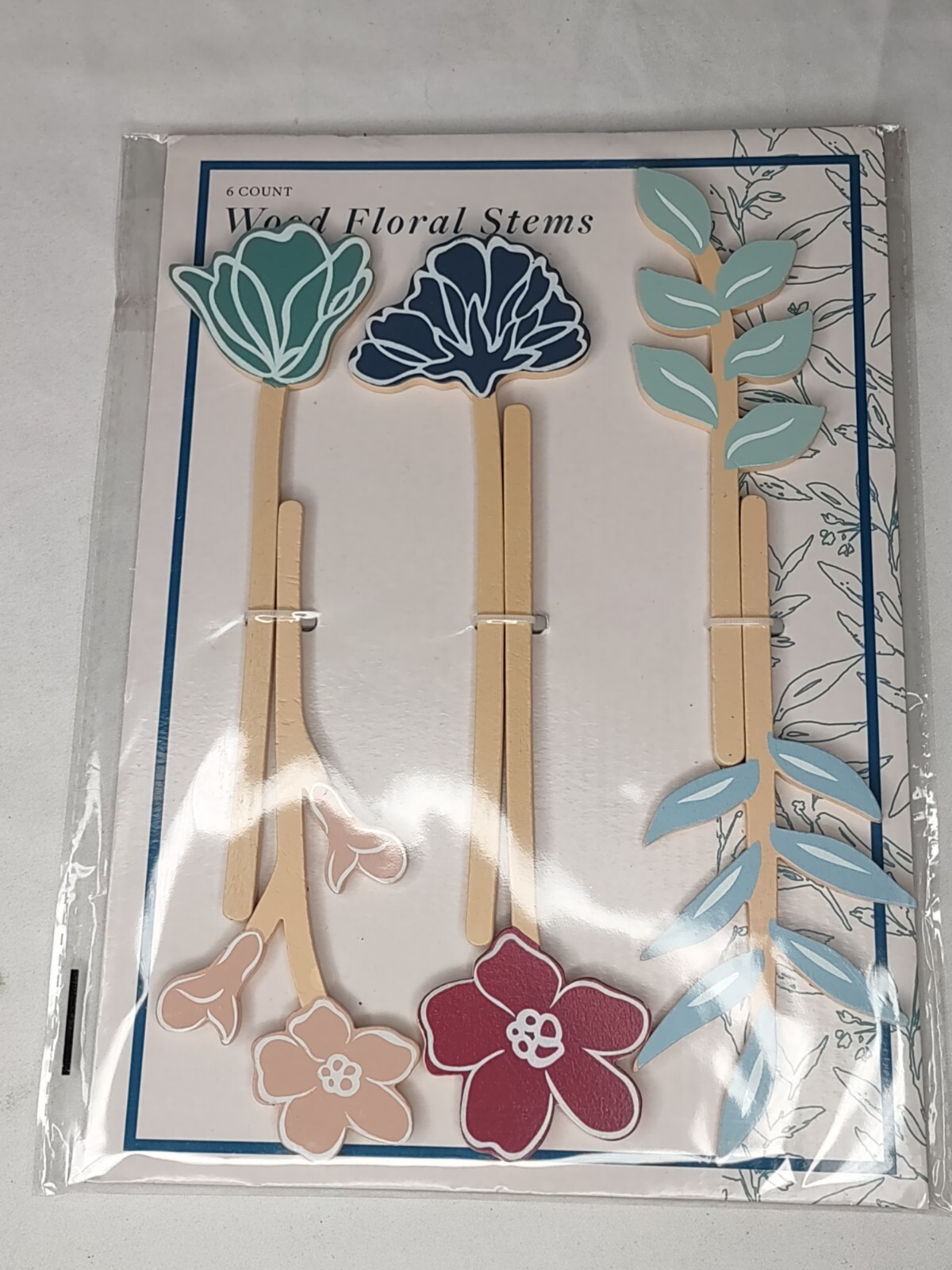 [11 Packs Of 6 Stems]CRESCENT Wood Floral Stems (6 Count Per Pack)- NEW