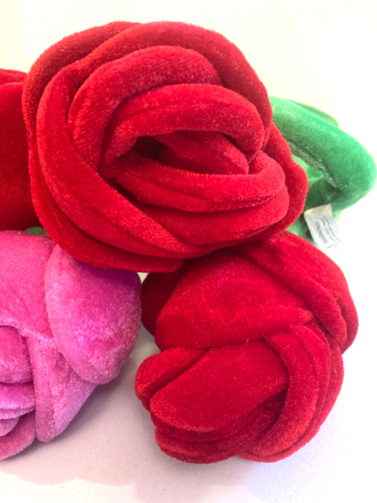 22″ Wired Bendable Long Stem Plush Fabric Rose Red Pink Gifts Pick One