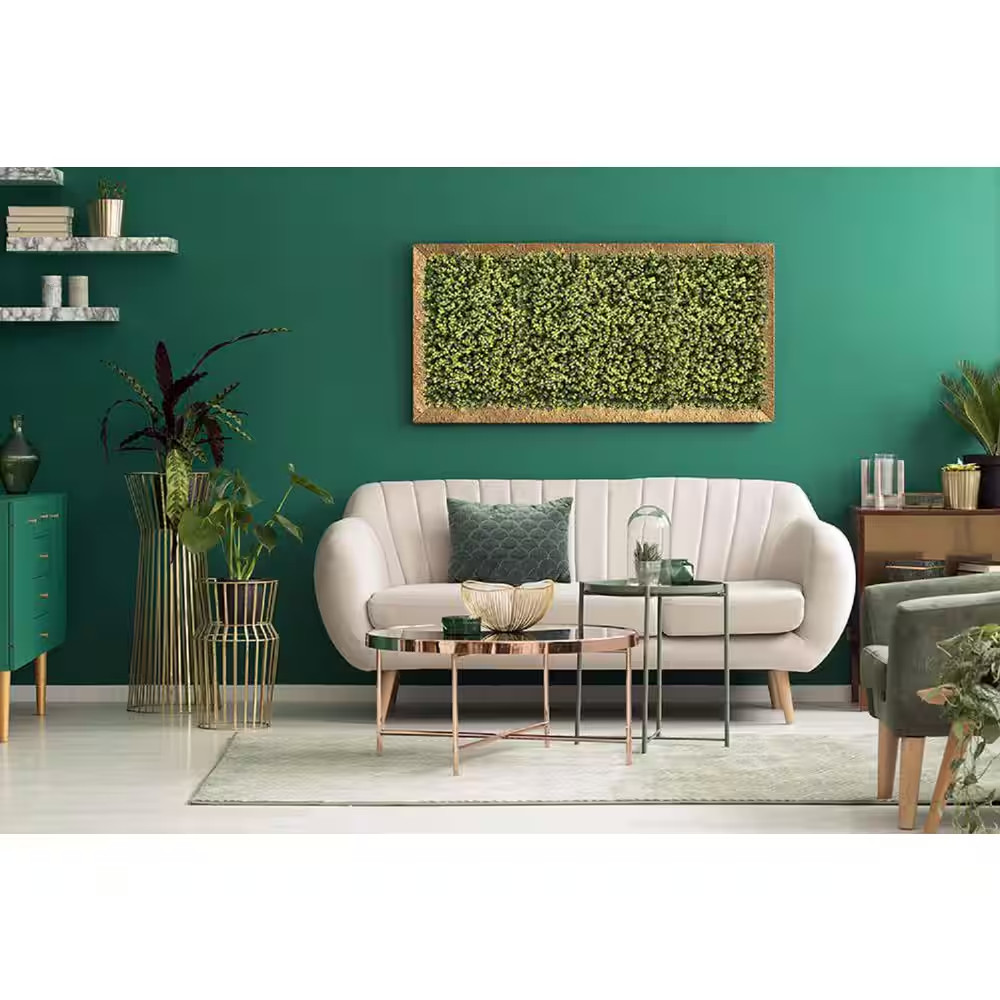 20 In. X 20 In. Premium Artificial Sinica Bush Hedge Greenery Panels (12-Piece)