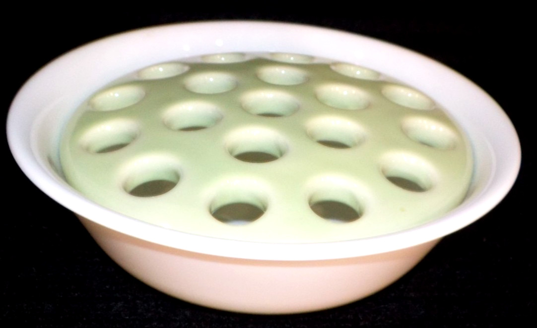 FLOWER FROG Ceramic Round TOP Insert for Vase, Bowl Floral Arranging Accessory