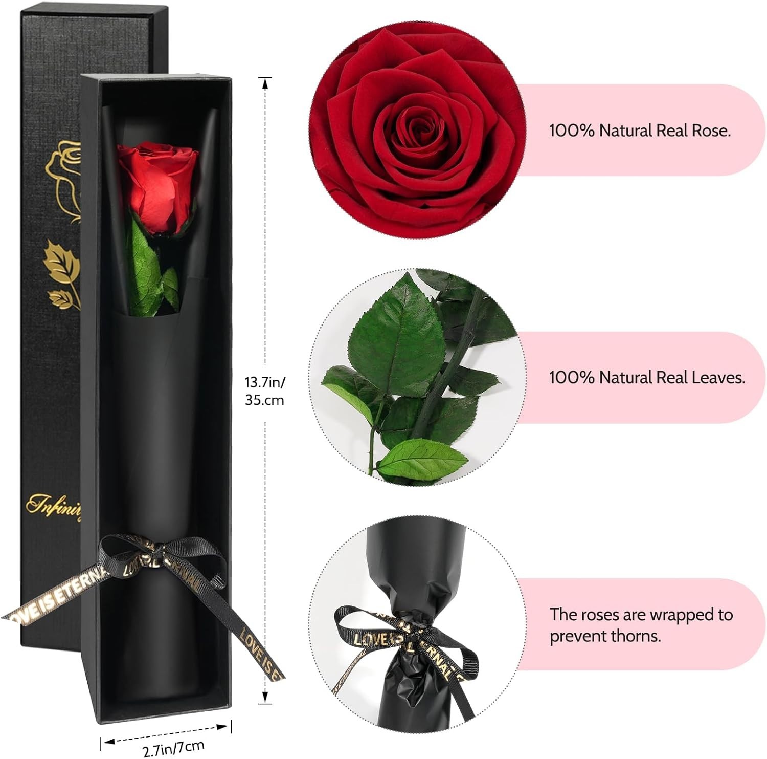 Flowers for Delivery Preserved Roses Flower Gifts for Women Real Roses