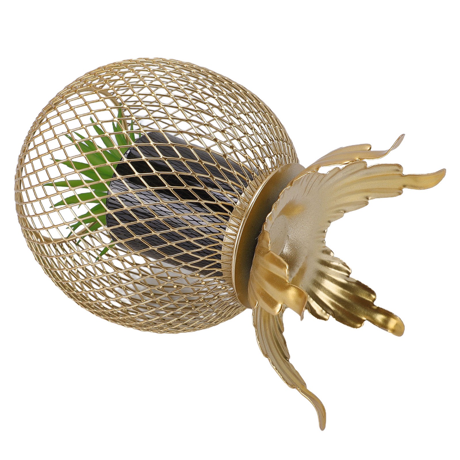 2-Decorative Fake Plant With Metal Cage Indoor Home Entryway Decor