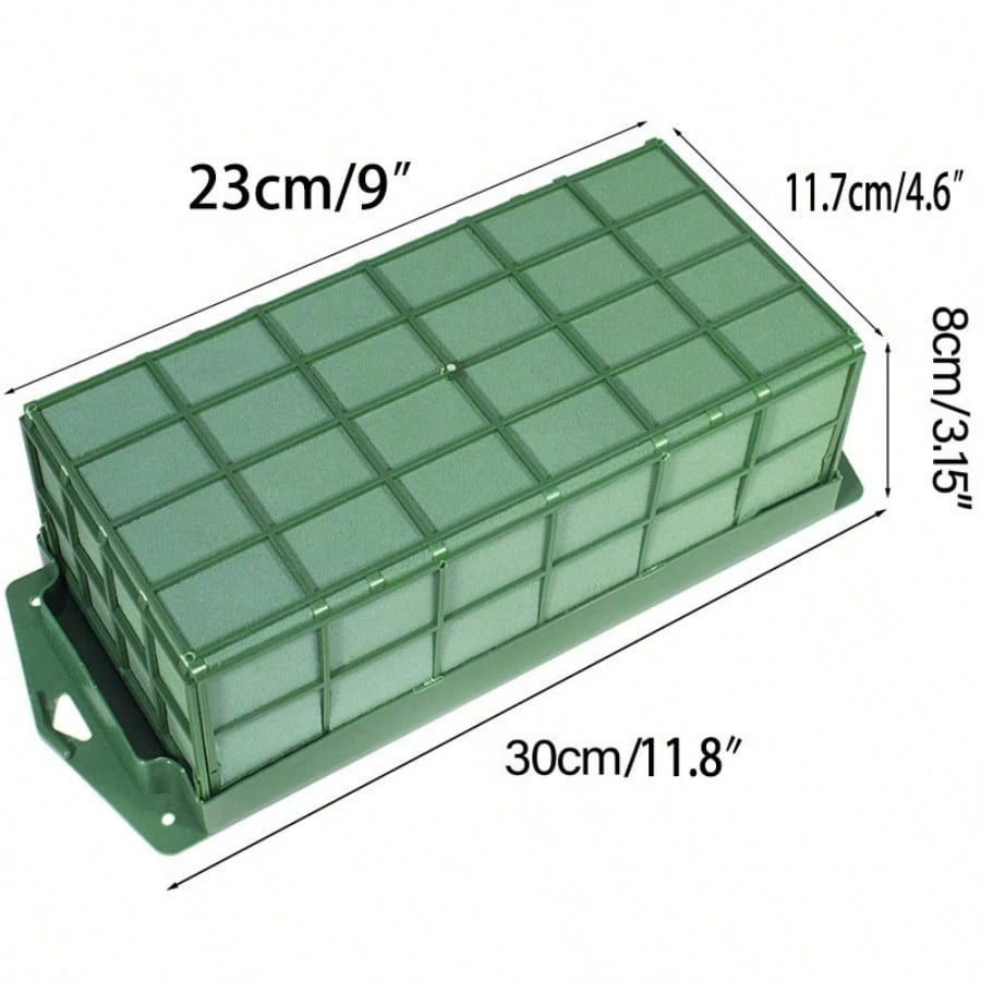1pc Square Floral Cage Foam Hanging Flower Box Wedding Wall Centerpiece