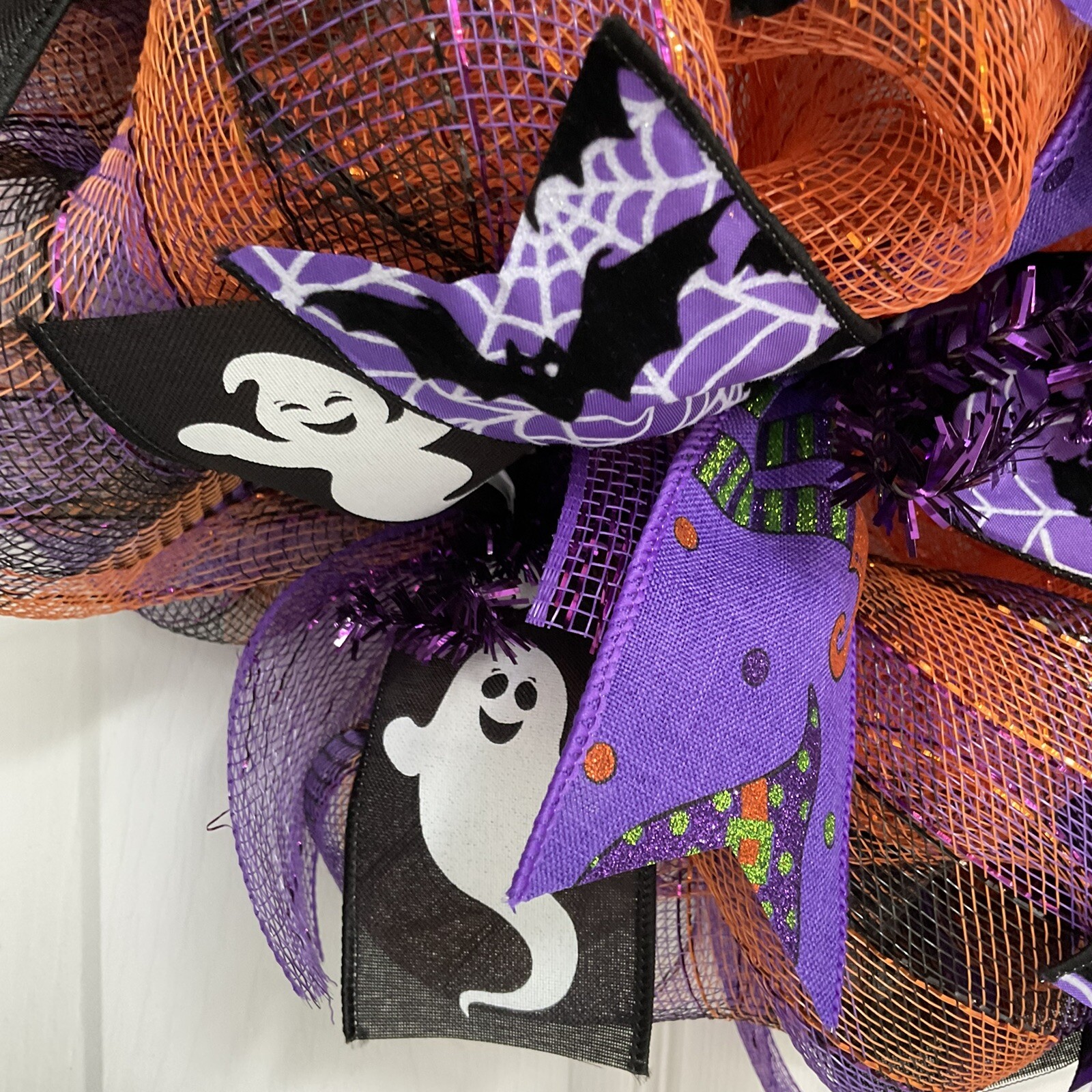 If You Got It Haunt It Halloween Wreath Handmade Deco Mesh
