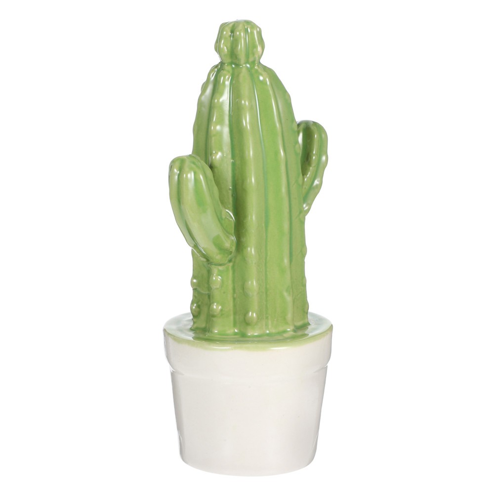 Artificial Small Ceramic Cactus Plant Fake Bonsai Ornament For Office Home