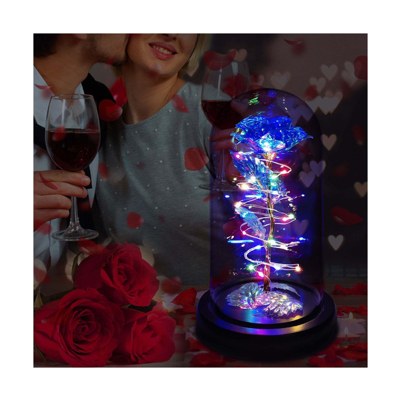Valentines Day Roses Gifts for Womens,Romantic Rose Gifts for Her, Women Birt…