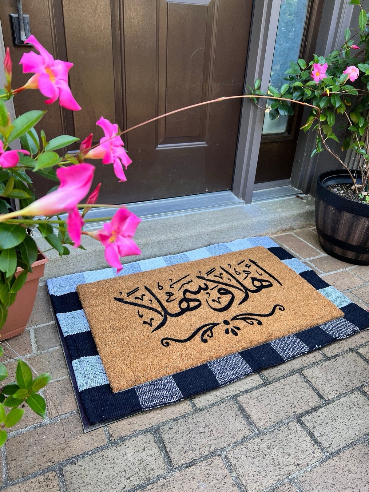 Ahlan Wa Sahlan, Arabic calligraphy ,outdoor Housewarming Gift | Wedding Gift
