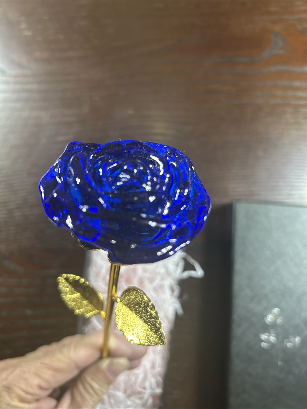 Creative 24K Gold Foil Rose Flower Full Blossom Presents, Romantic Gift for H…