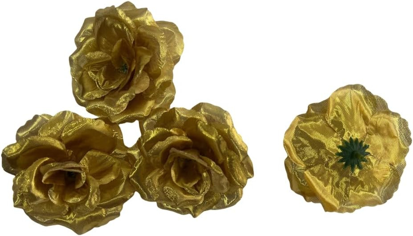 25 Pcs 3 Inch Artificial Rose Flower Heads,Silk Rose Head Flowers,Wedding Party